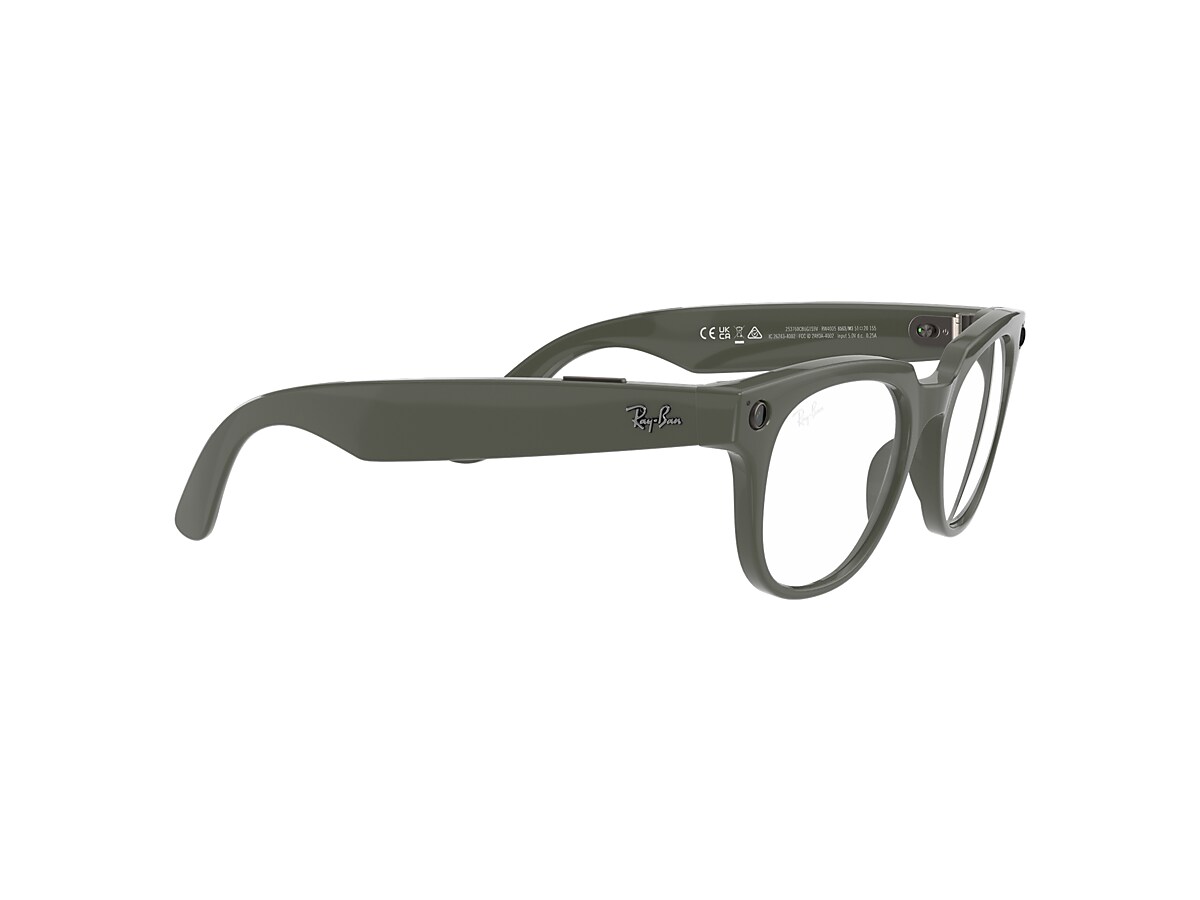 Ray-ban Stories | Meteor Sunglasses in Olive and Clear/Green G-15 | Ray-Ban®