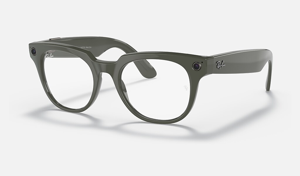 Ray-ban Stories | Meteor Sunglasses in Olive and Clear/Green G-15 | Ray-Ban®
