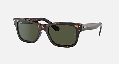 Ray-Ban BURBANK RB2283F 902/B1 サングラス べっ甲 BURBANK Polarized Sunglasses in Black and G-15 Green Polarized (52