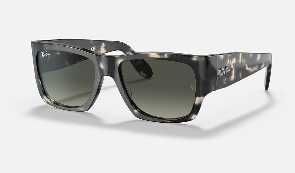 Nomad Fleck Sunglasses in Grey Havana and Grey | Ray-Ban®