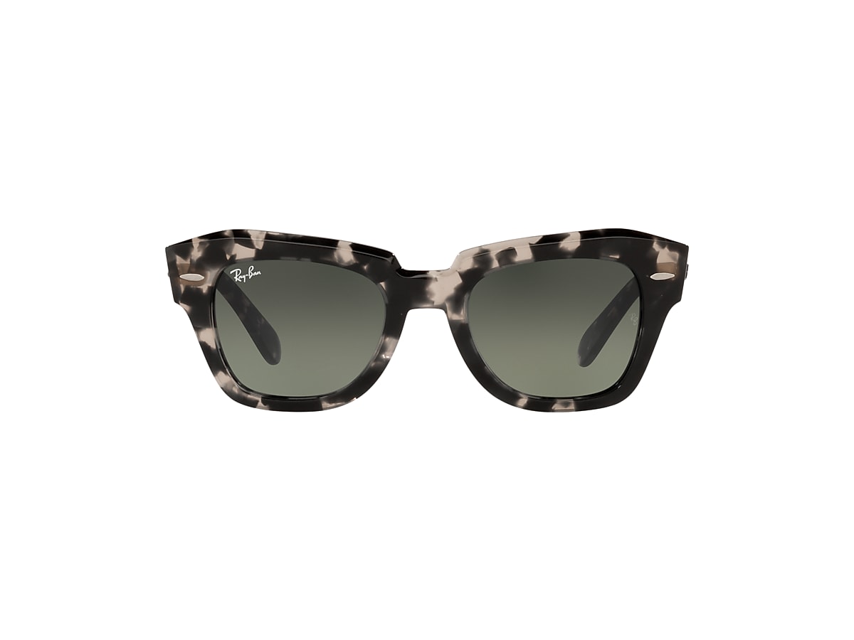 STATE STREET FLECK Sunglasses in Grey Havana and Grey - RB2186