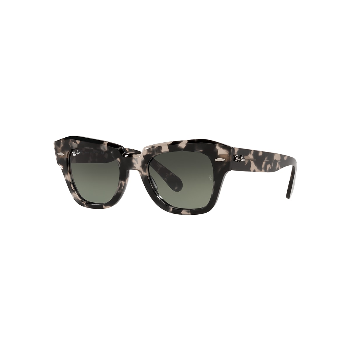 STATE STREET FLECK Sunglasses in Grey Havana and Grey