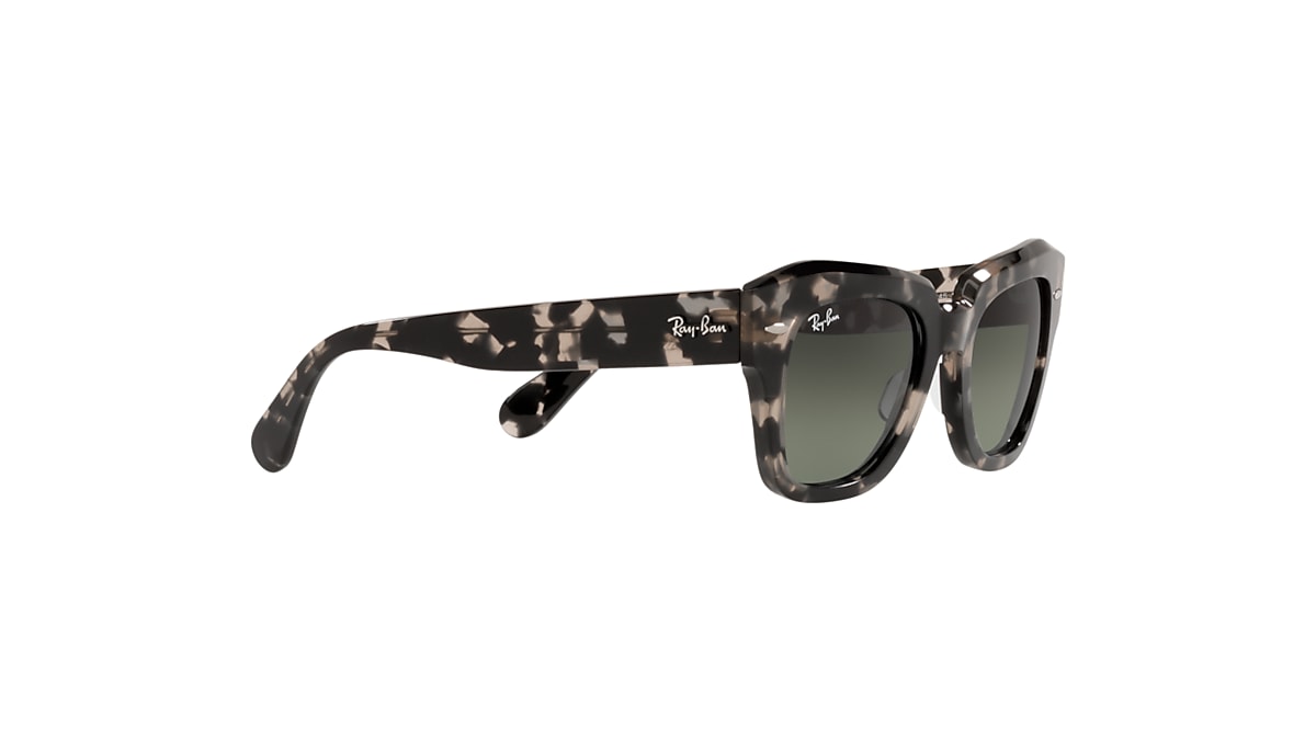 STATE STREET FLECK Sunglasses in Grey Havana and Grey - RB2186