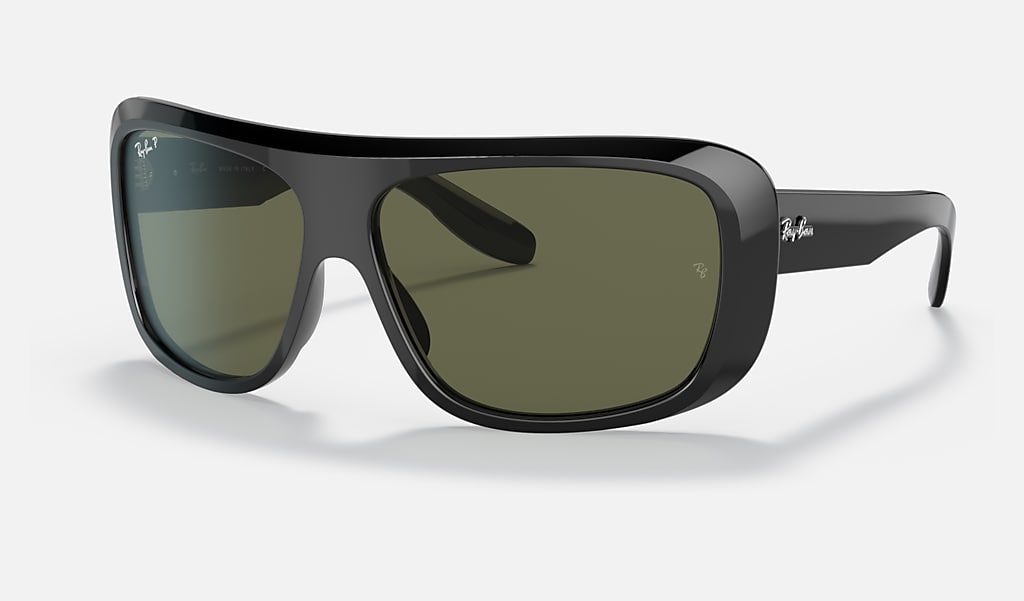 Blair Sunglasses in Black and Green | Ray-Ban®