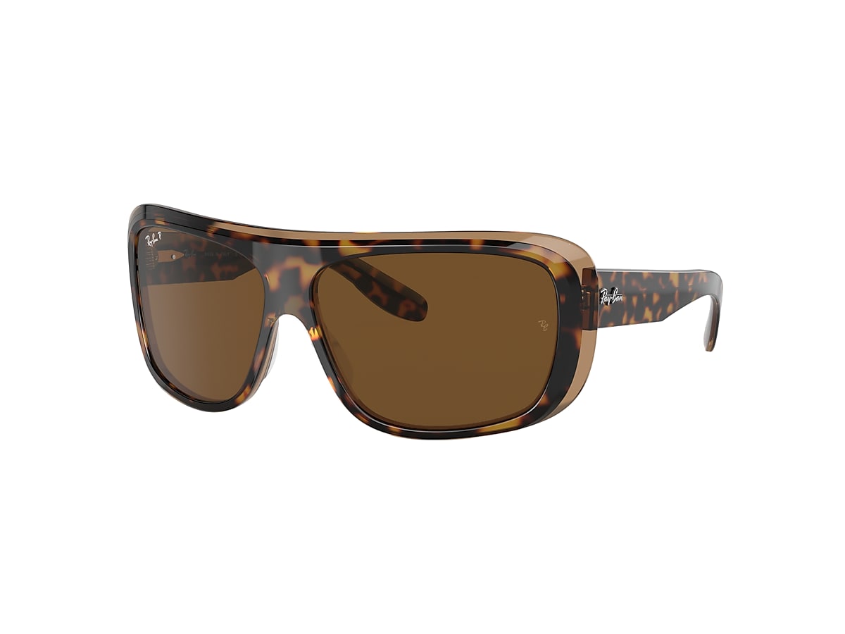 BLAIR Sunglasses in Havana On Transparent Brown and Brown - RB2196