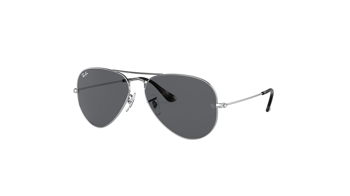 AVIATOR @COLLECTION Sunglasses in Silver and Dark Grey AVIATOR @COLLECTION Sunglasses in Silver and Dark Grey