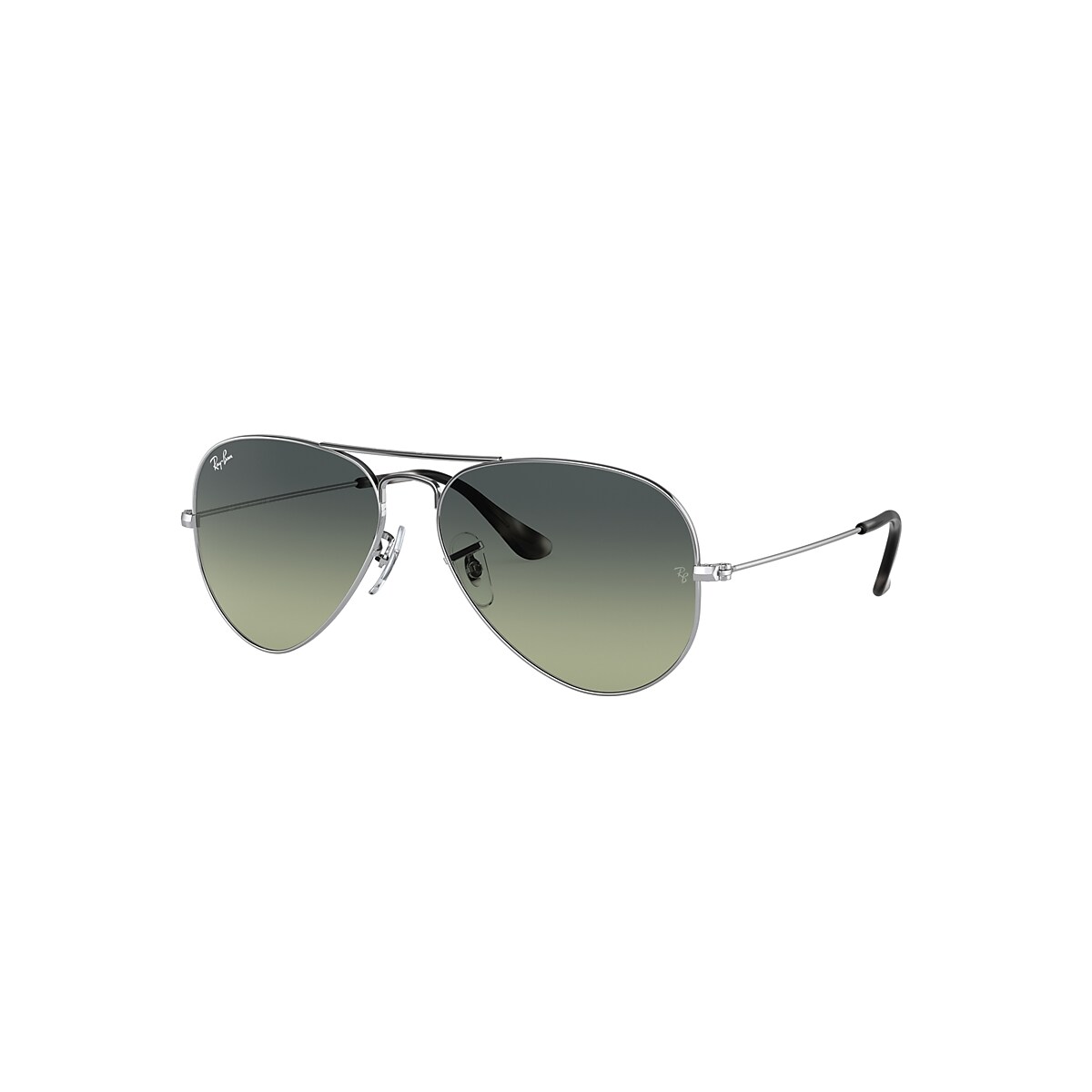 Óculos de Sol AVIATOR @COLLECTION em Prata e Degradê Azul-Verde - RB3025 |  Ray-Ban® BR
