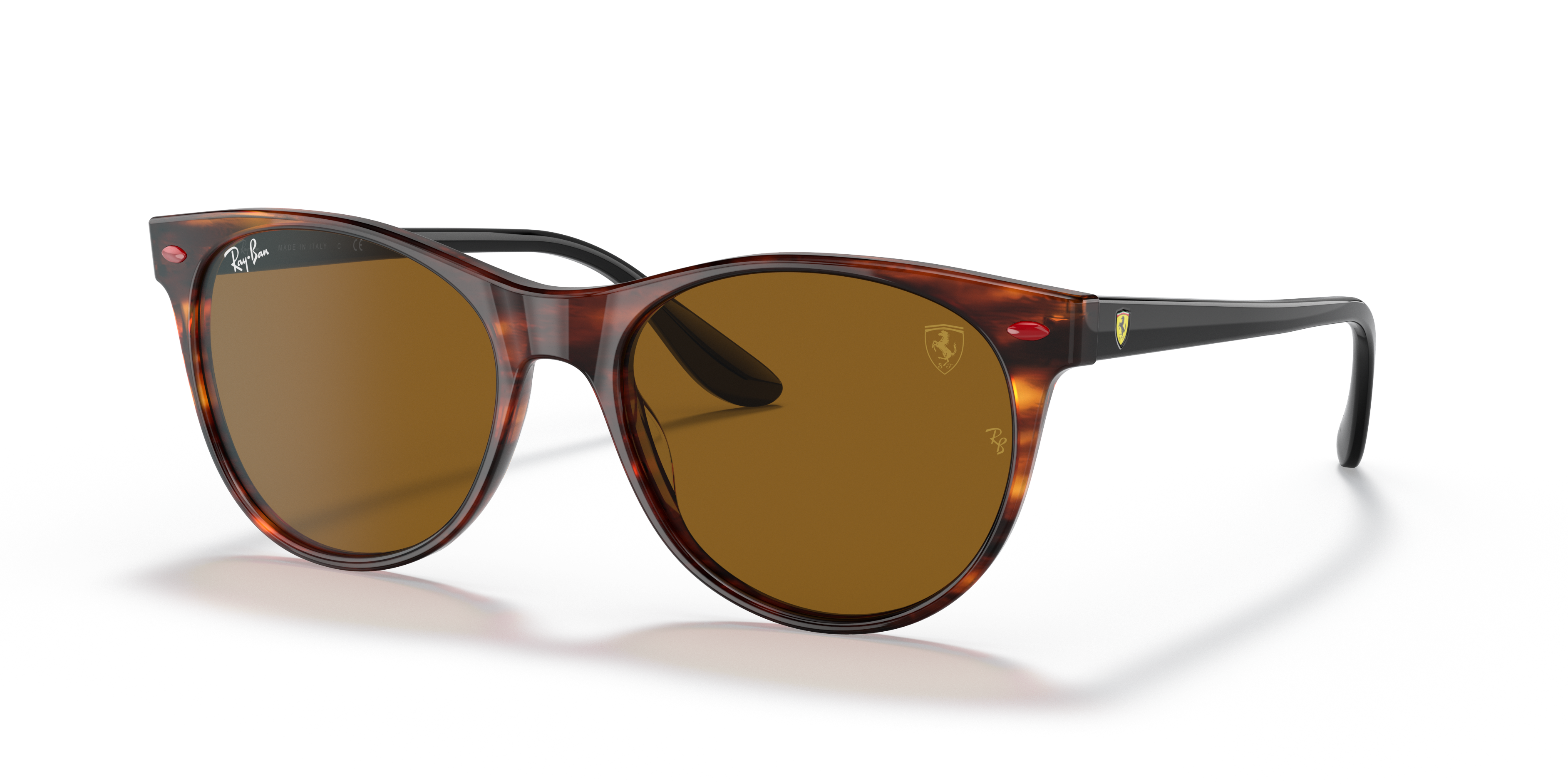 Rb2202m Scuderia Ferrari Collection Zonnebrillen in Havana en Bruin |  Ray-Ban®