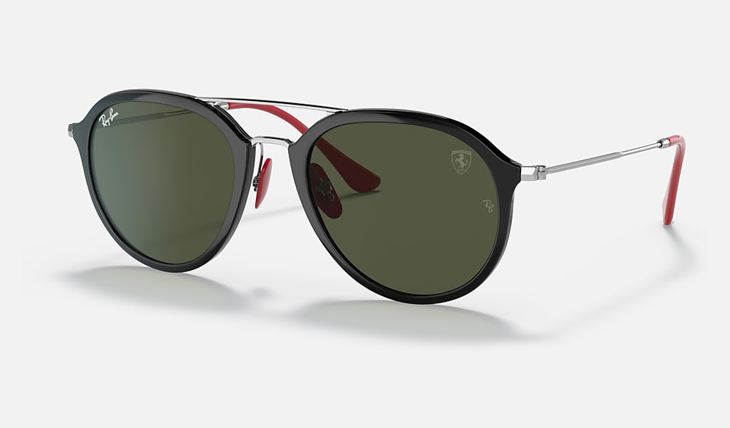 Rb4369m Scuderia Ferrari Collection Sunglasses in Black and Green | Ray-Ban®