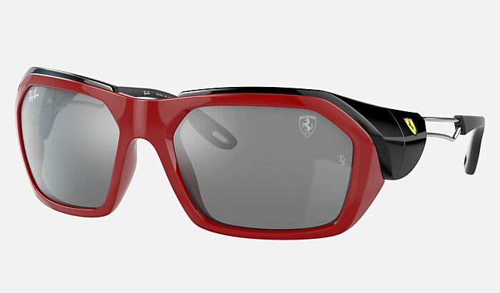 現行 Ferrari × Ray Ban コラボ サングラス ポリッシュゴールド+