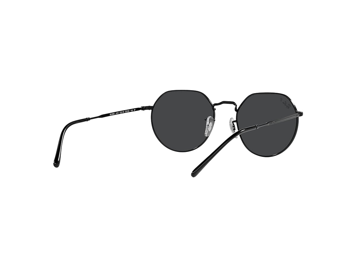 小物 rayban jack black Ray-Ban RB3565 Jack - Geometric Black Frame Prescription