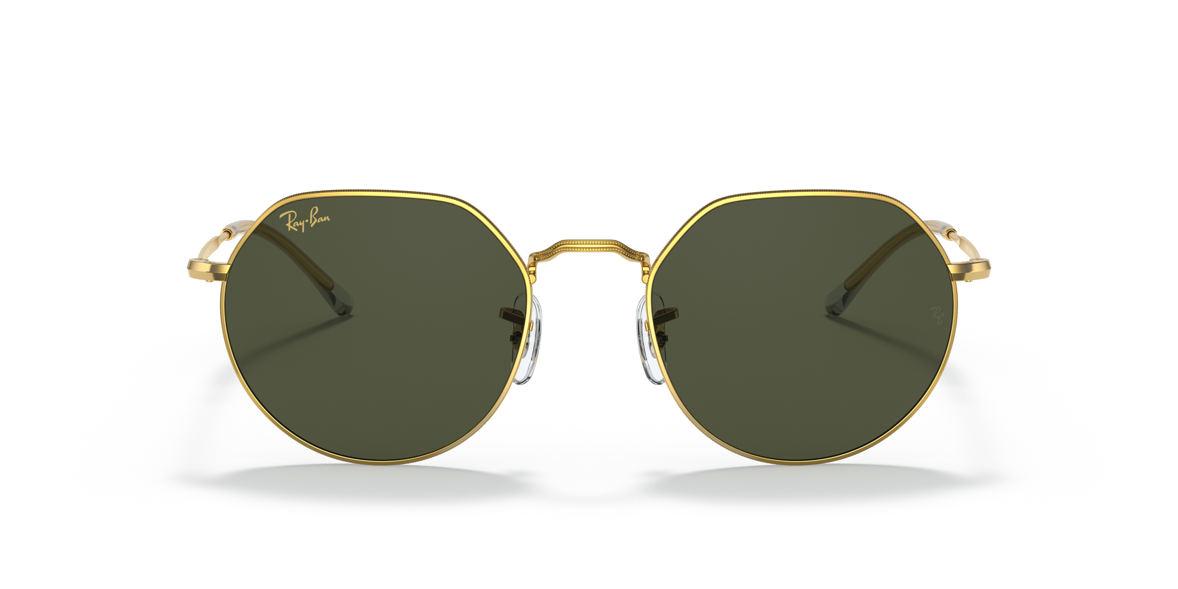 ray ban jack gold