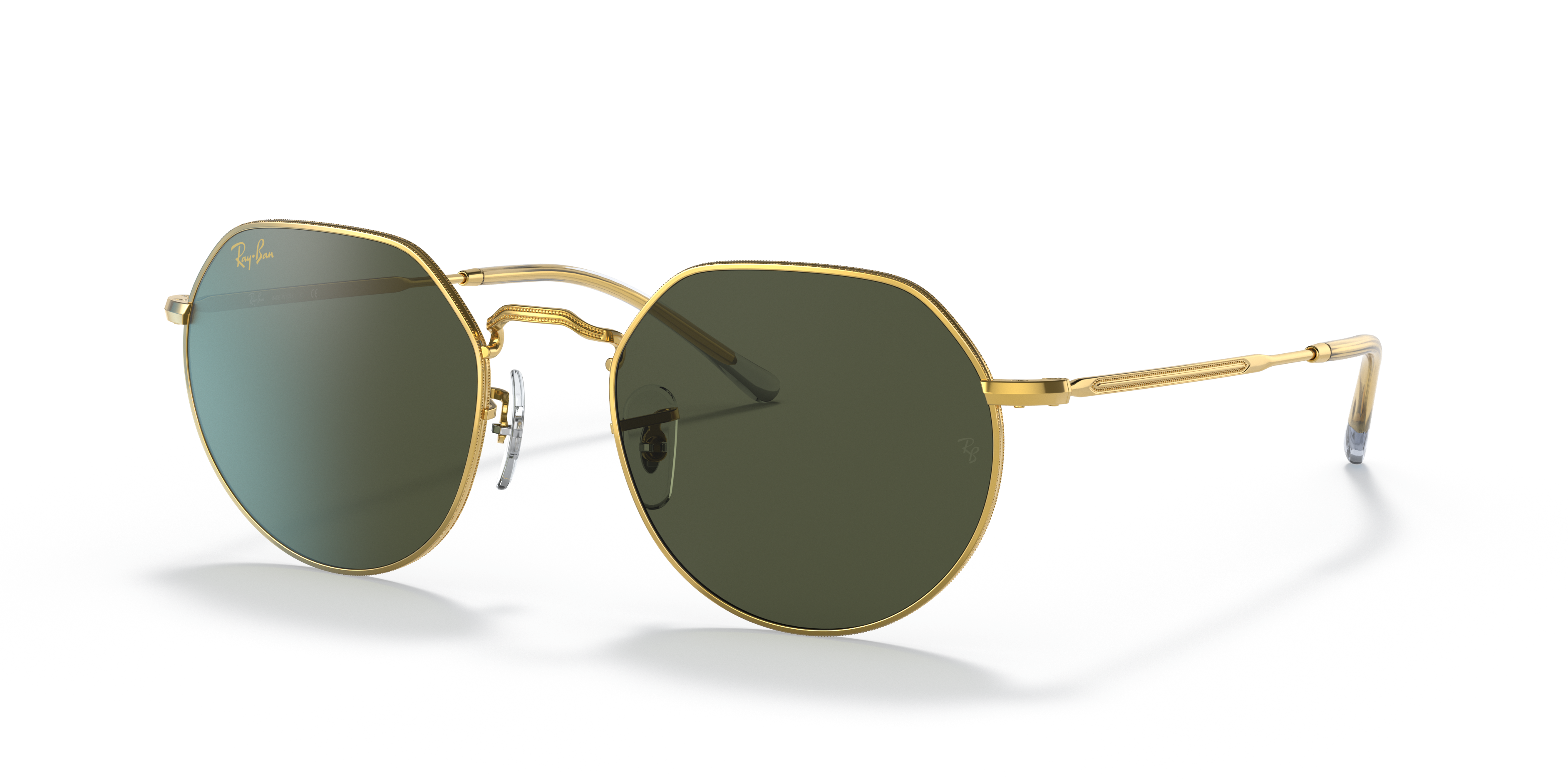 ray ban green gold