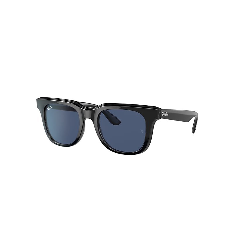 Ray-Ban Rb4368 Sunglasses Black Frame Blue Lenses 51-21 product image