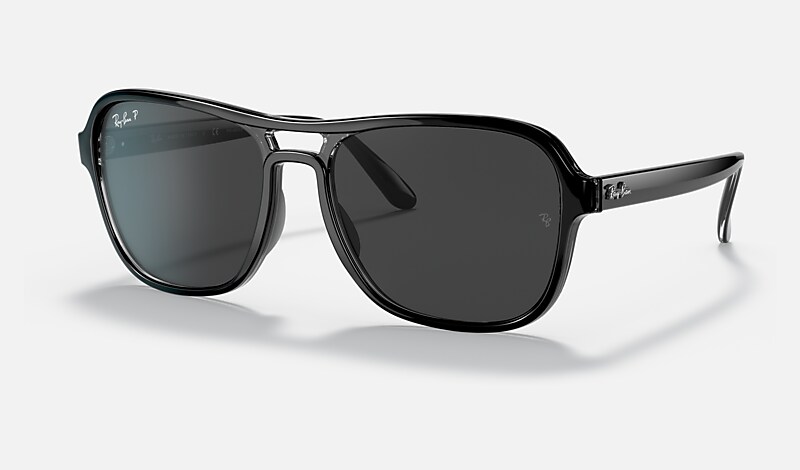 hvorfor ikke Machu Picchu oversøisk STATE SIDE Sunglasses in Black and Black - RB4356 | Ray-Ban® US