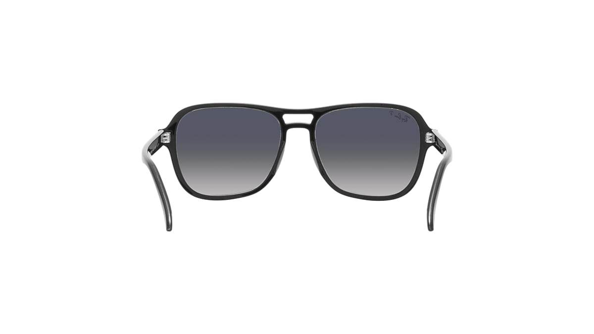 STATE SIDE Sunglasses in Black and Blue/Grey - RB4356 | Ray