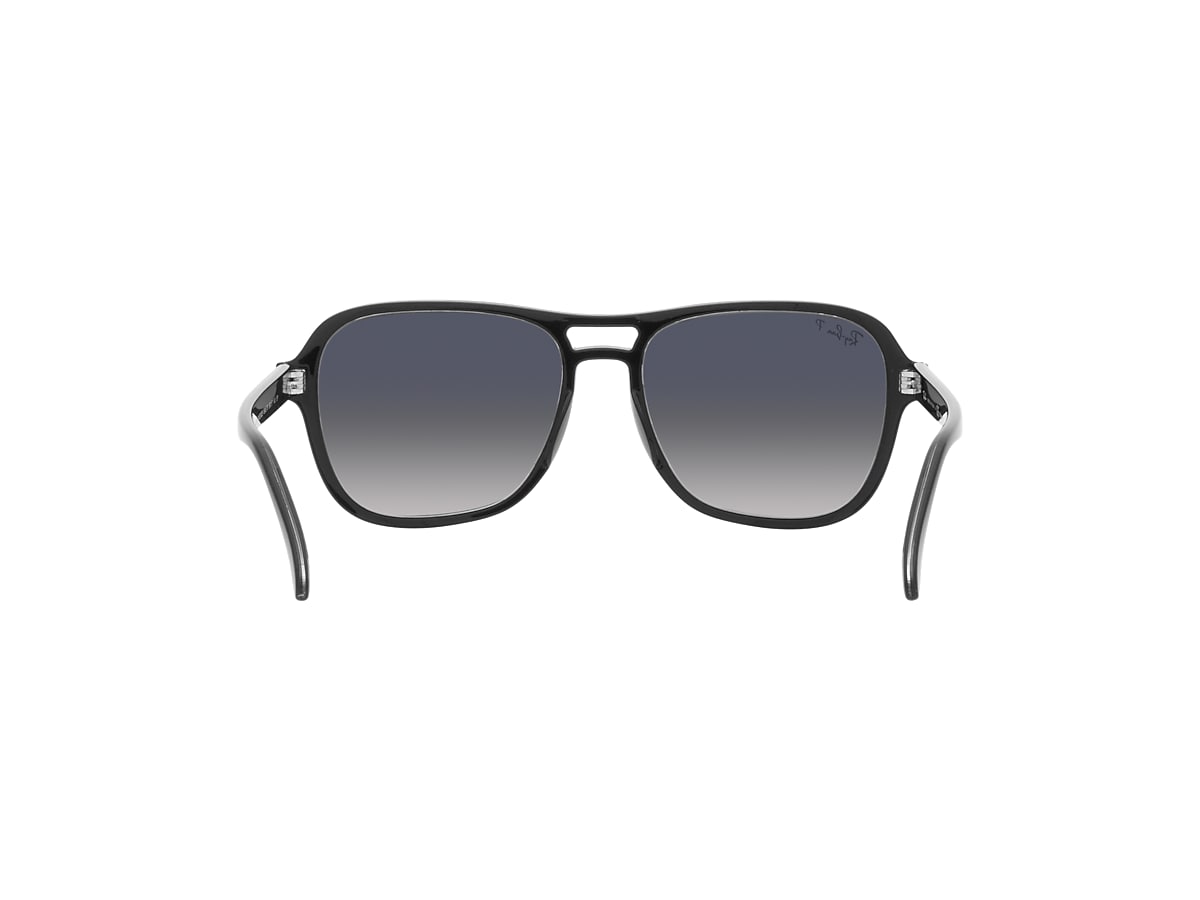 STATE SIDE Sunglasses in Black and Blue/Grey - RB4356 | Ray 