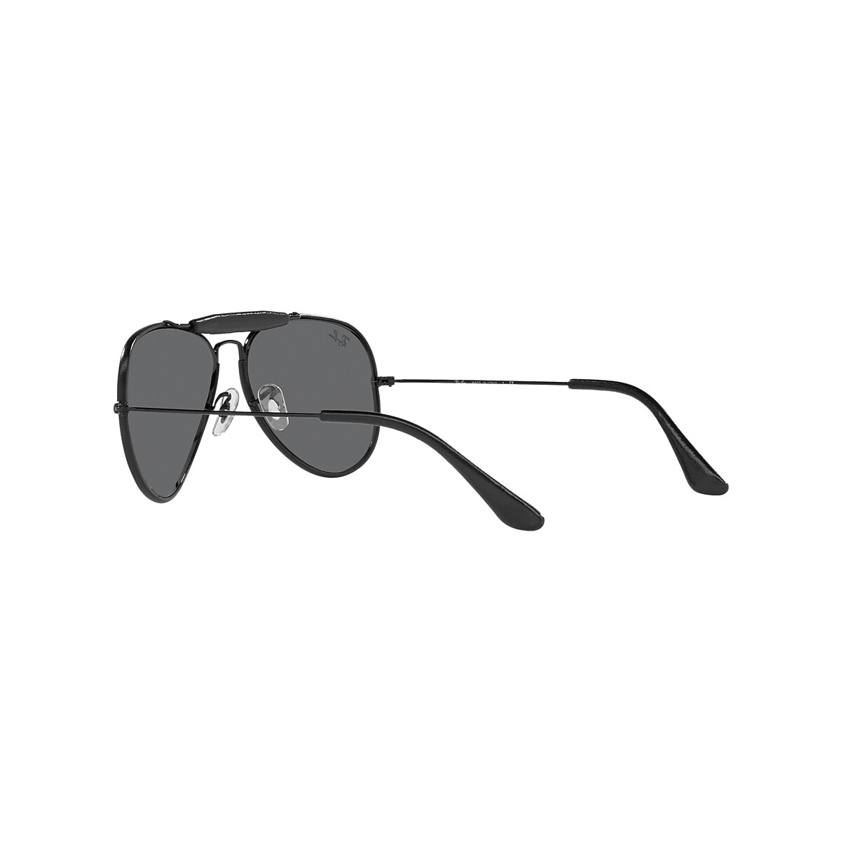 militia Broom Artistic Aviator Limited Edition Sunglasses in Black and Dark Grey | Ray-Ban®