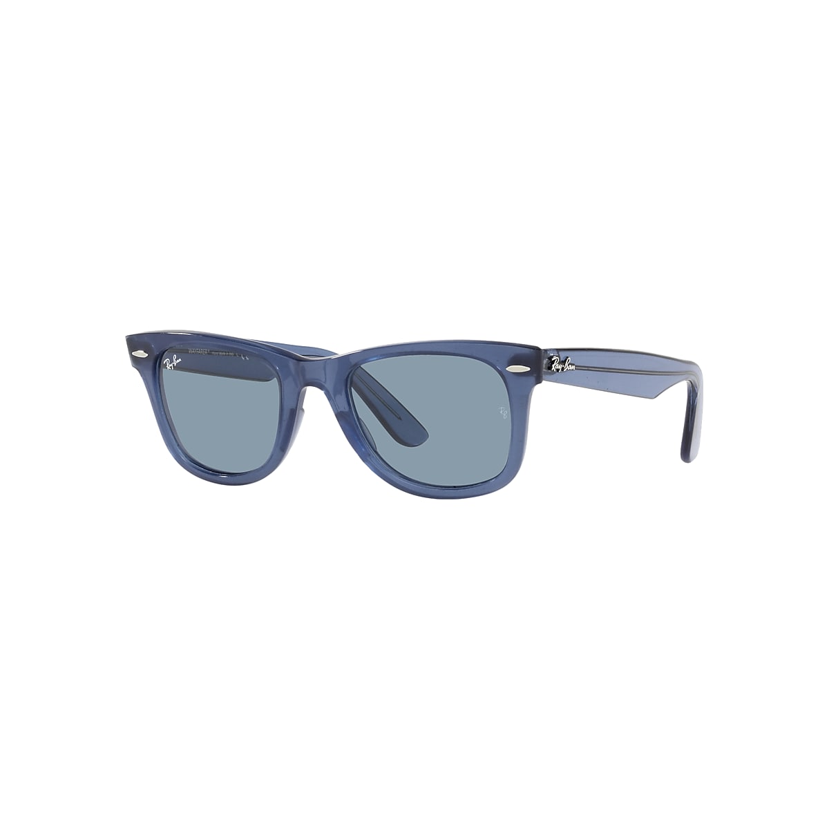 Original Wayfarer True Blue Sunglasses in Transparent Blue and Blue | Ray- Ban®