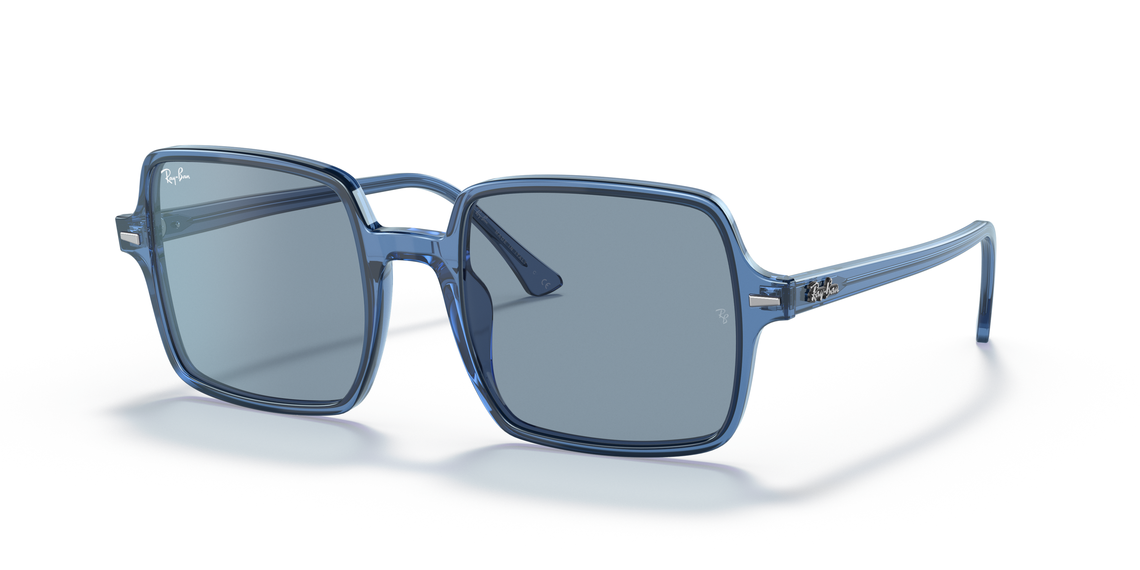 blue square ray bans