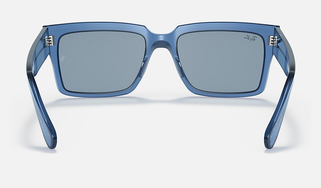 Inverness True Blue Sunglasses in Transparent Blue and Blue | Ray-Ban®