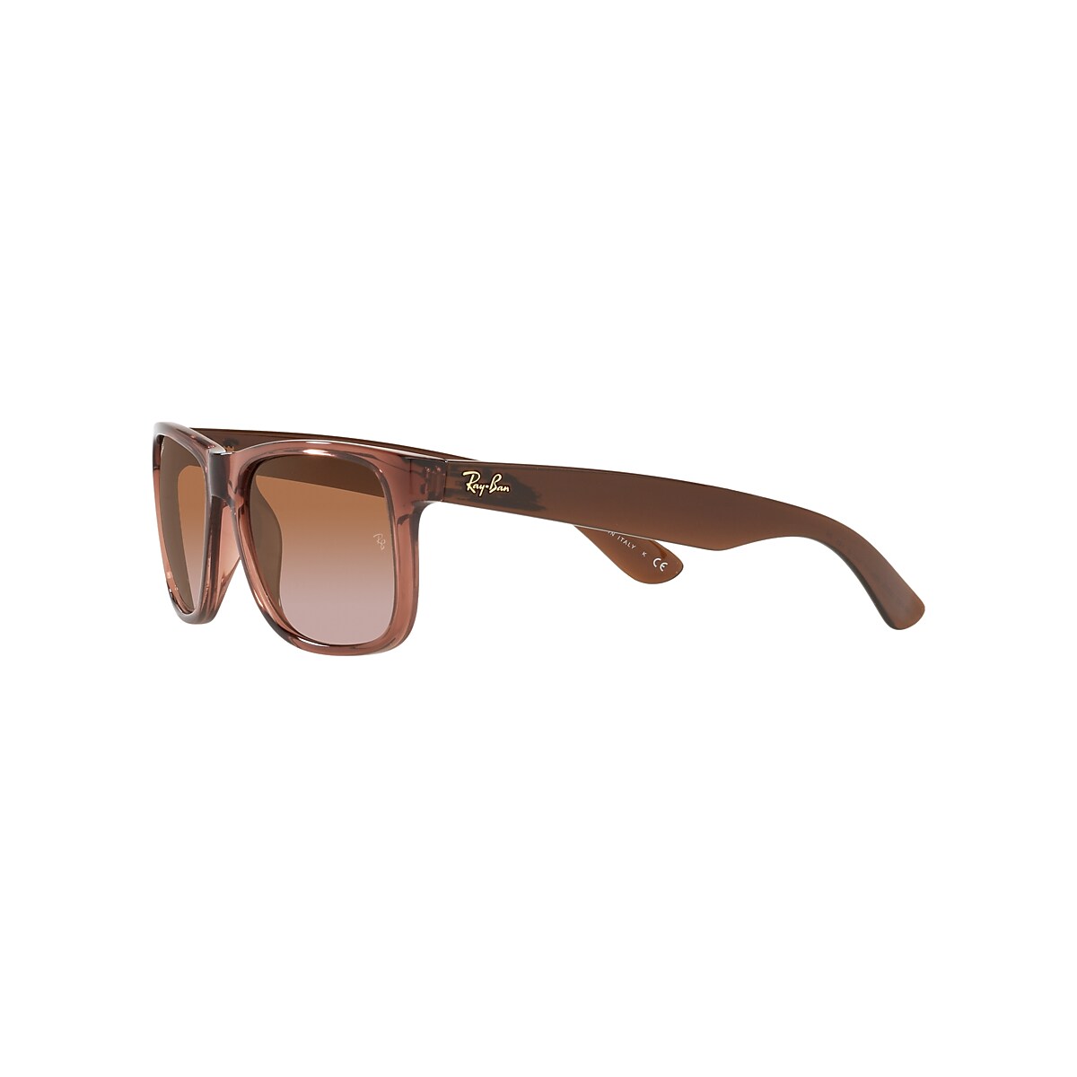 JUSTIN CLASSIC Sunglasses in Transparent Light Brown and