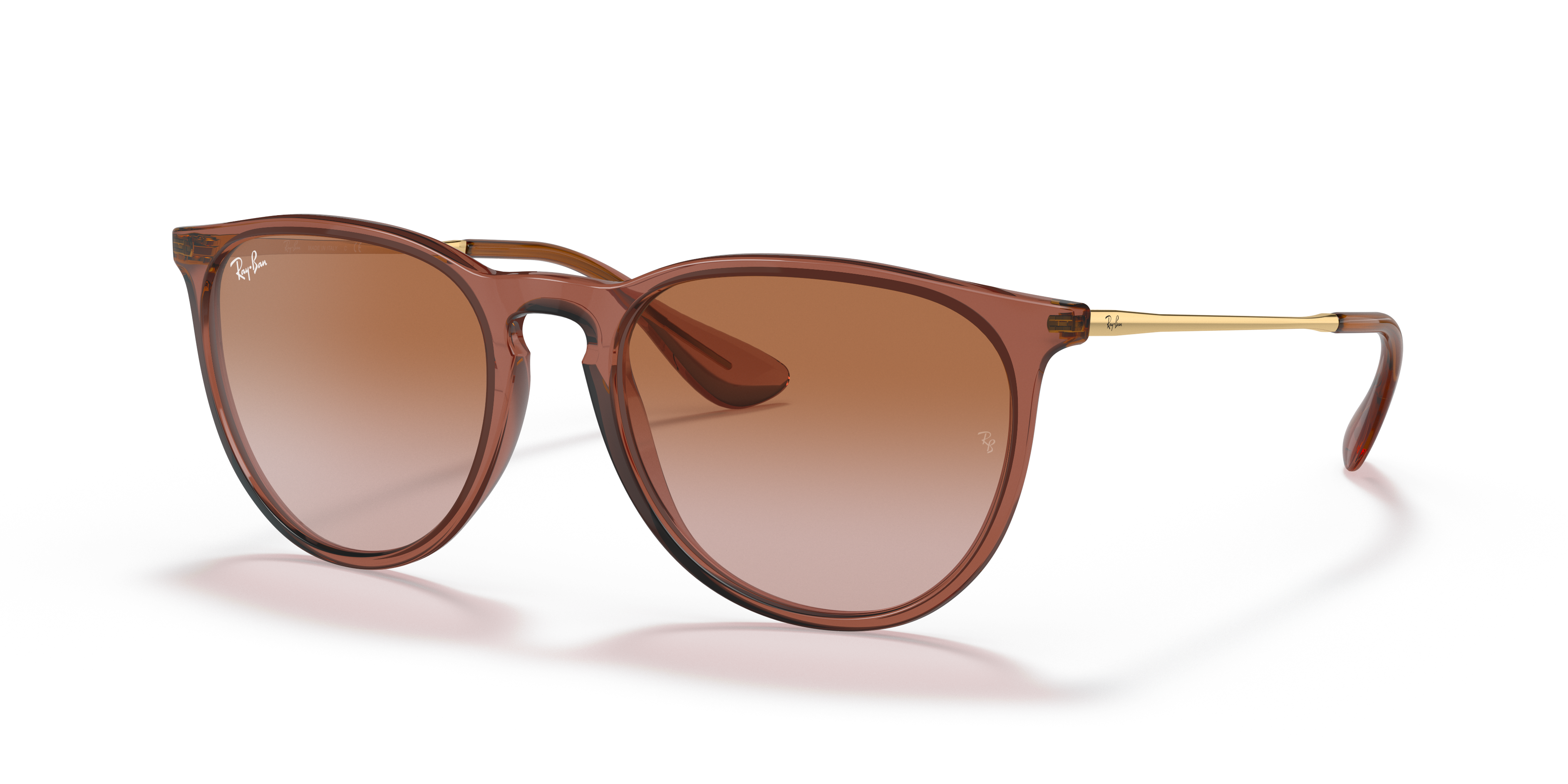 ray ban erika brown gradient