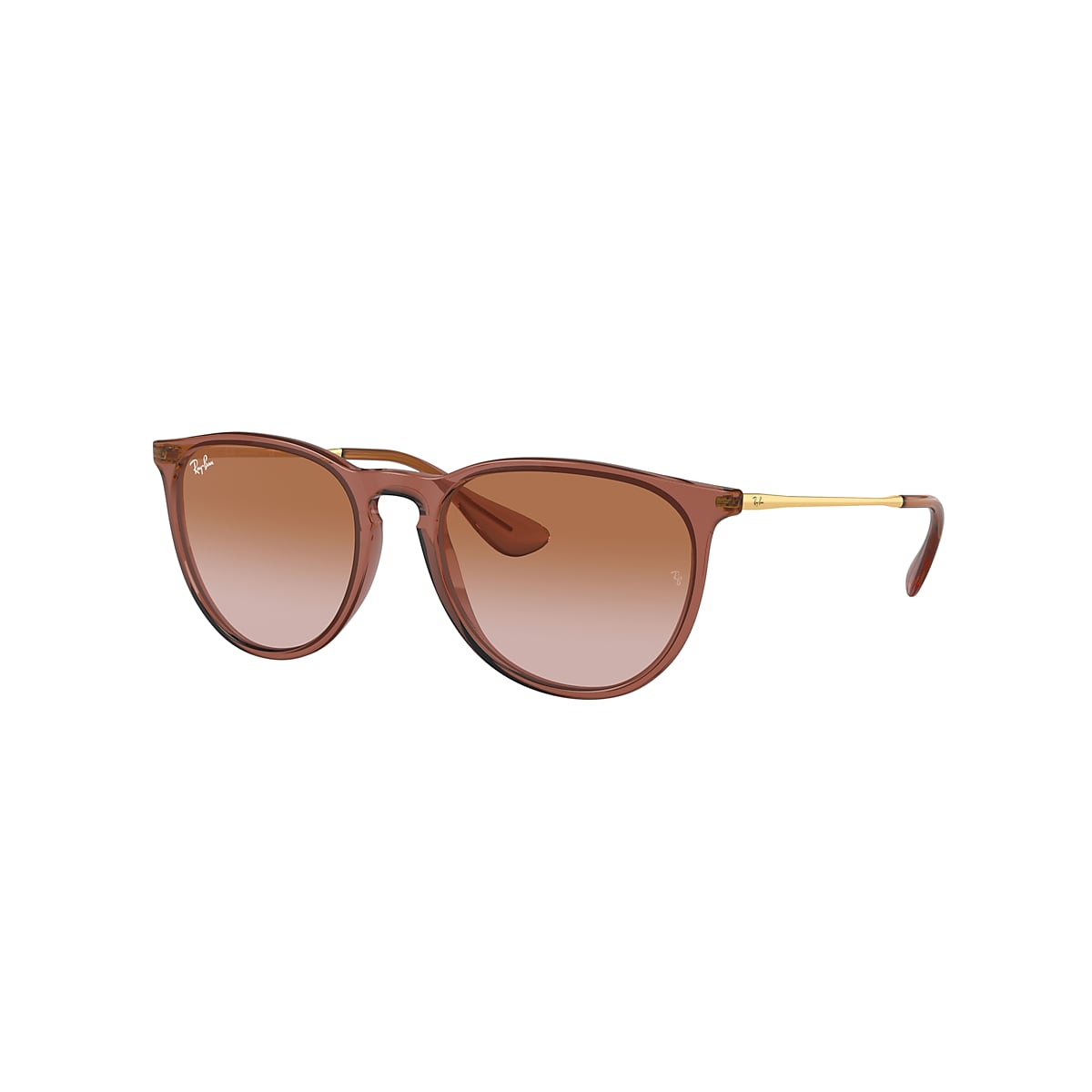 ERIKA CLASSIC Sunglasses in Transparent Light Brown and Brown 
