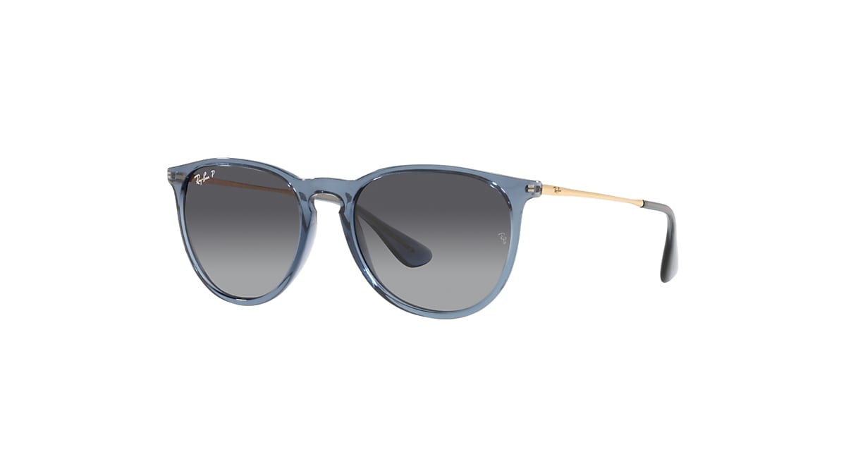 ERIKA CLASSIC Sunglasses in Transparent Blue and Grey - Ray-Ban