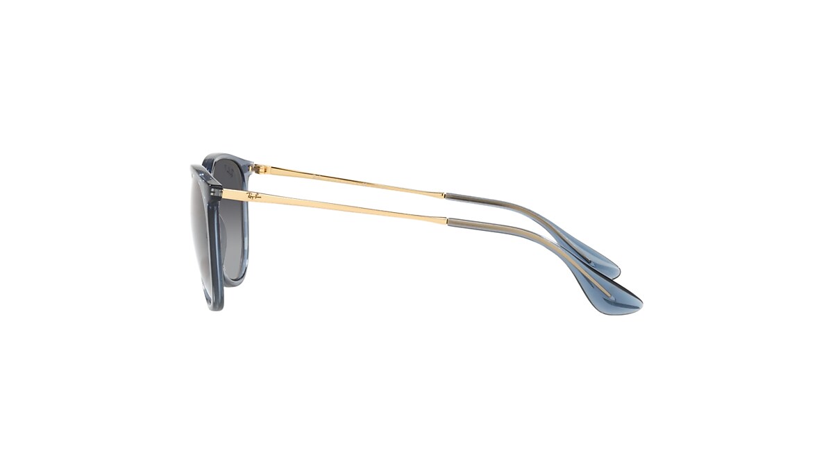 ERIKA CLASSIC Sunglasses in Transparent Blue and Grey