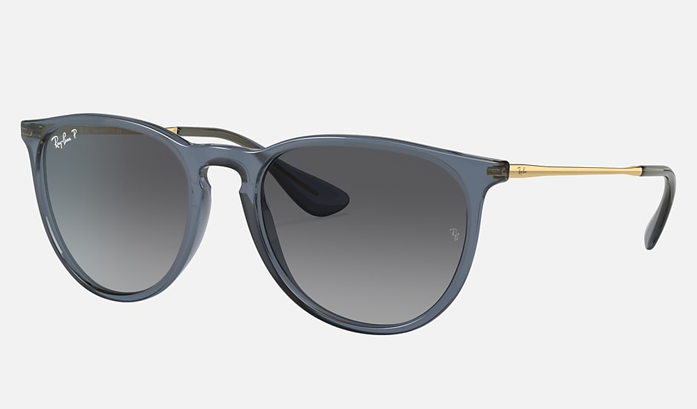 ERIKA CLASSIC Sunglasses in Transparent Blue and Grey - Ray-Ban