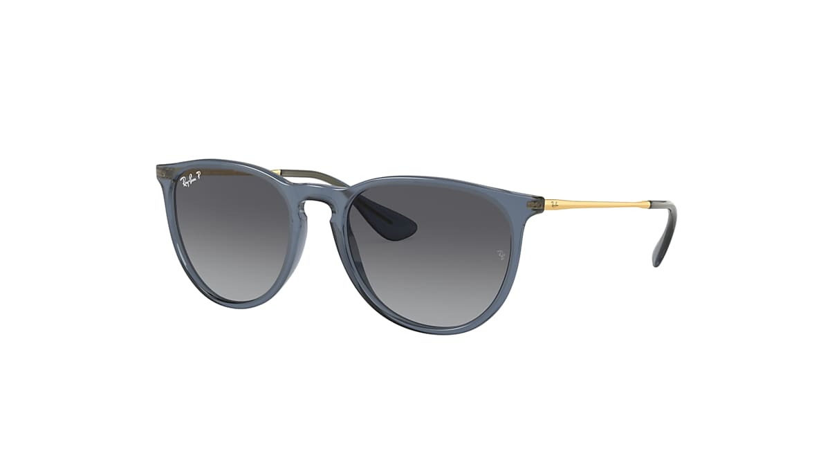 ERIKA CLASSIC Sunglasses in Transparent Blue and Grey - Ray-Ban