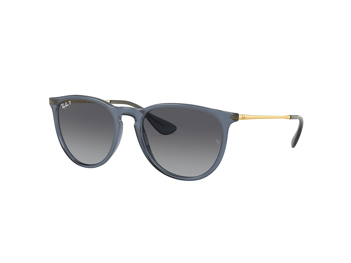 ERIKA CLASSIC Sunglasses in Transparent Blue and Grey - Ray-Ban