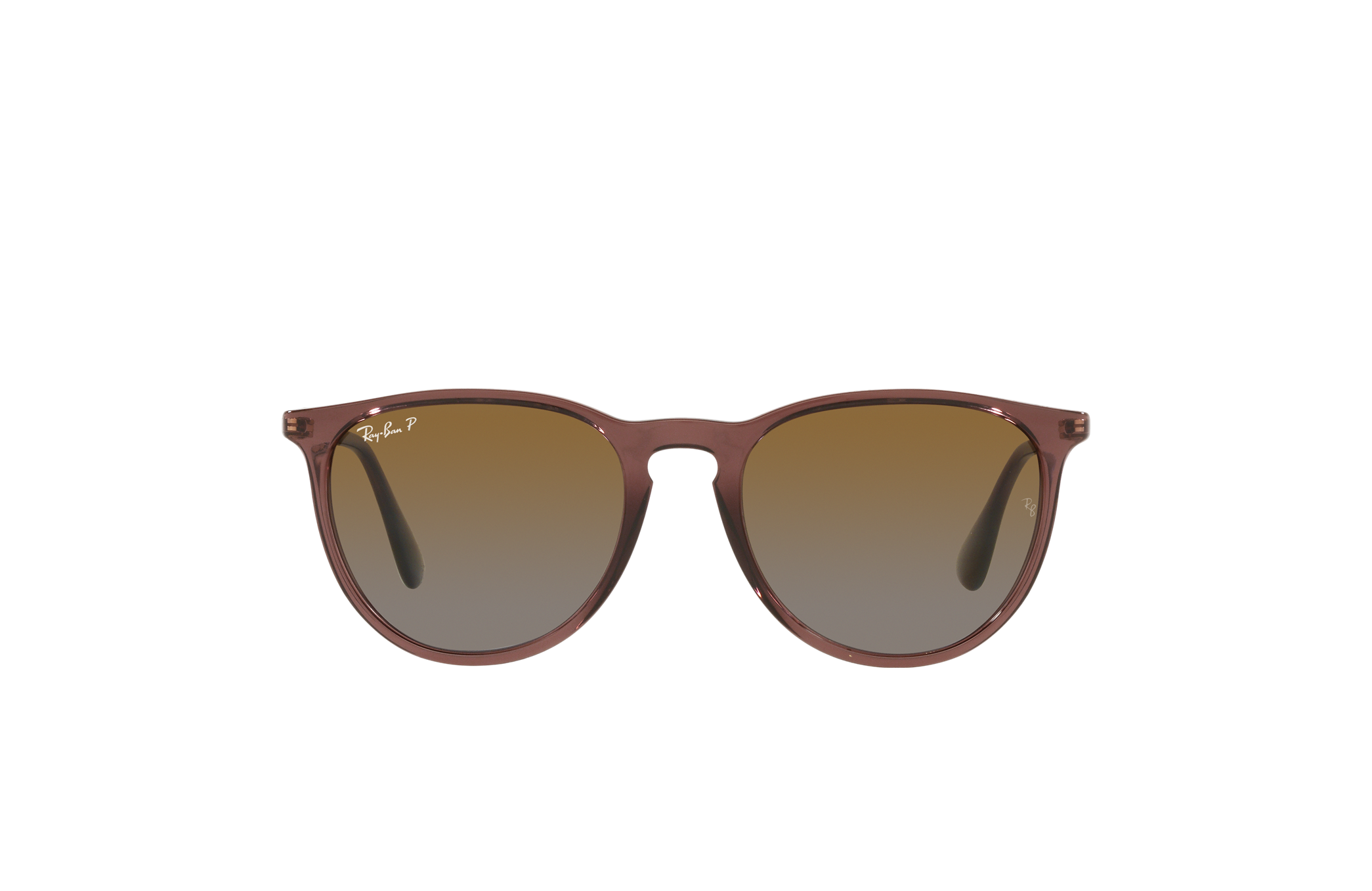 ray ban erika transparent brown