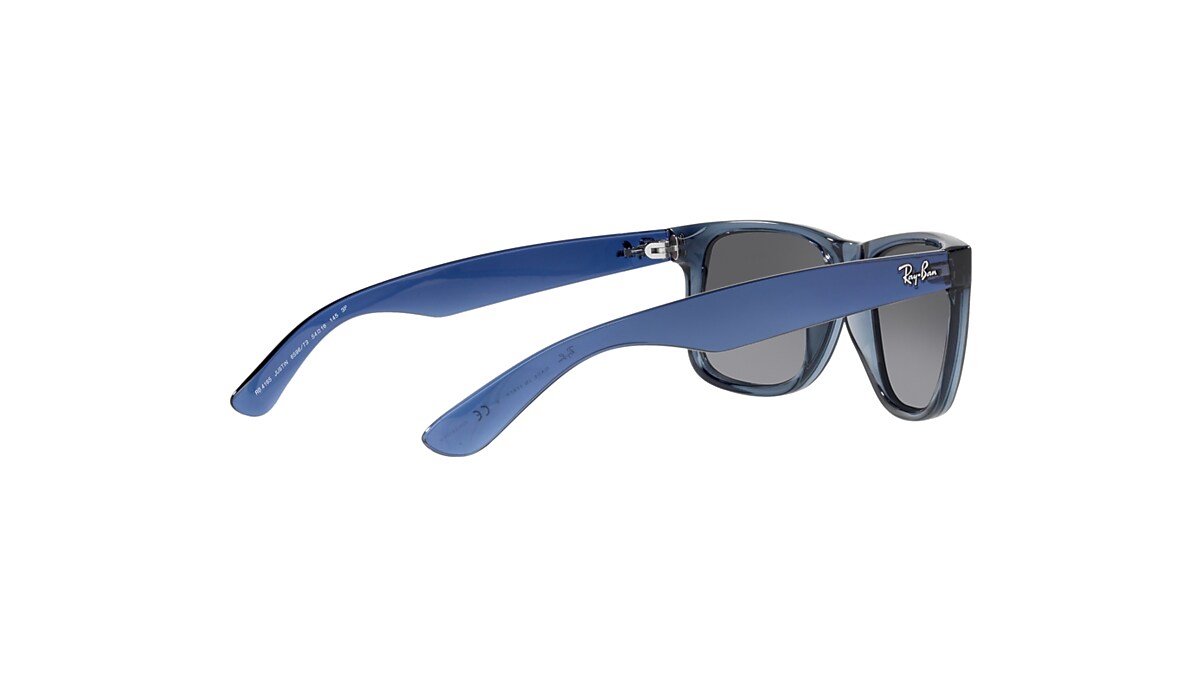 JUSTIN CLASSIC Sunglasses in Transparent Blue and Grey 