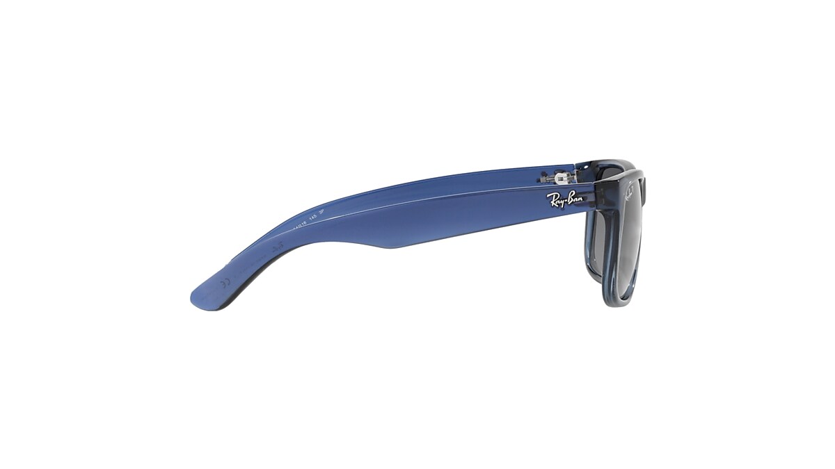 JUSTIN CLASSIC Sunglasses in Transparent Blue and Grey - RB4165