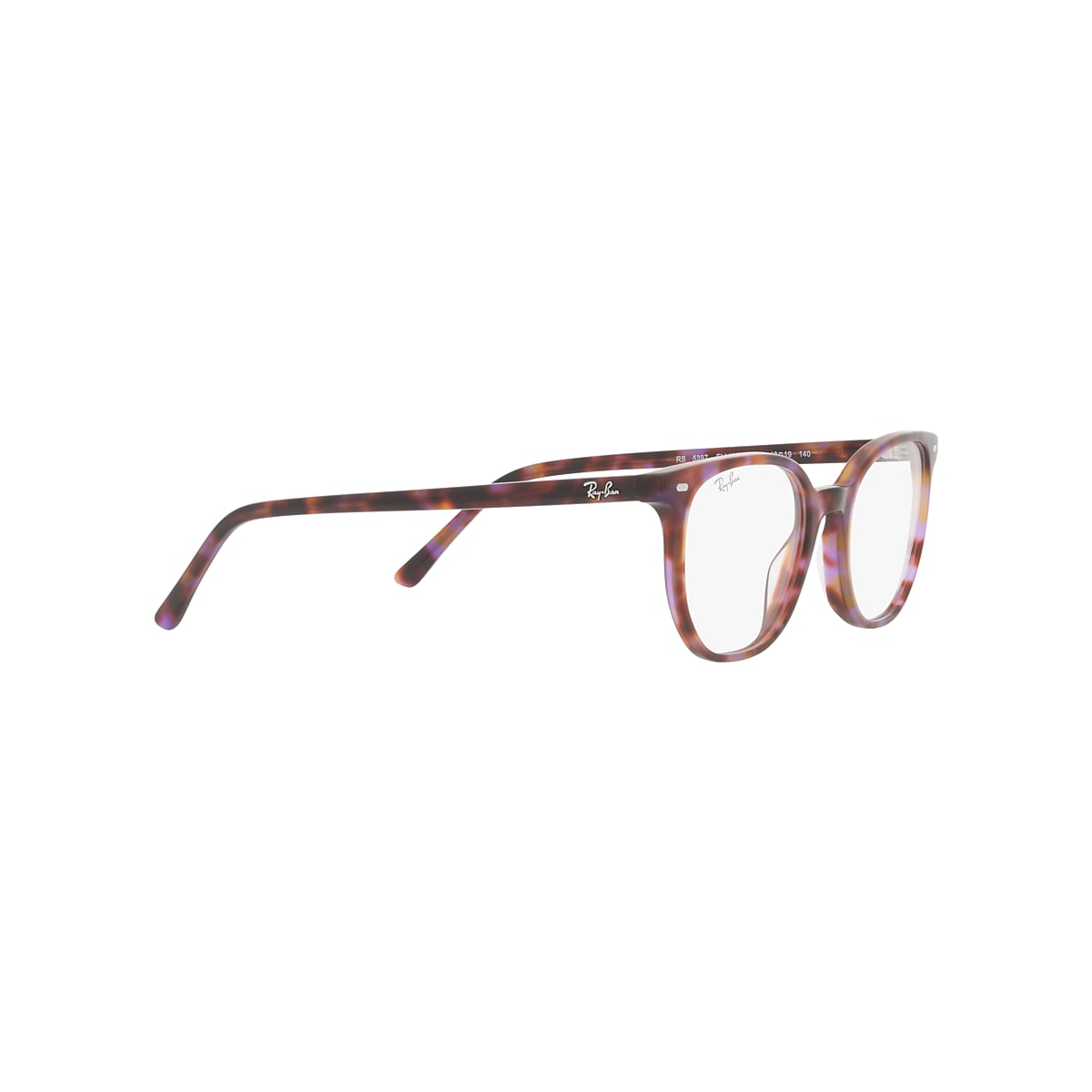 ELLIOT OPTICS Eyeglasses with Brown & Violet Havana Frame