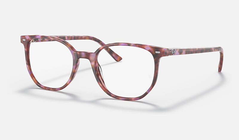 ELLIOT OPTICS Eyeglasses with Brown & Violet Havana Frame - RB5397