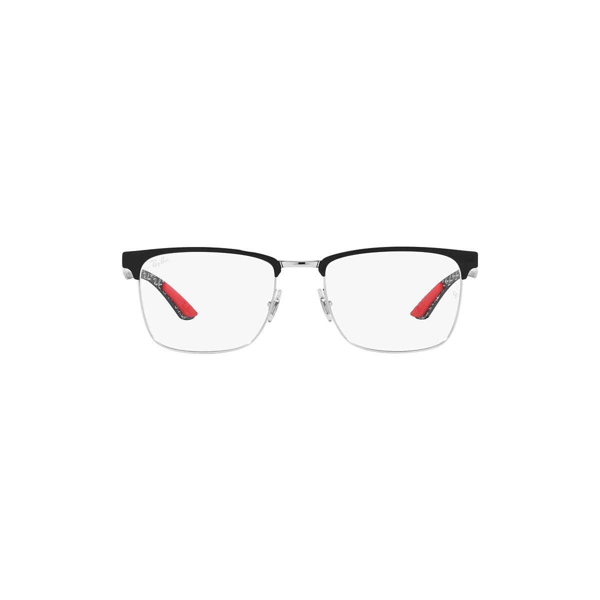 Ray-Ban Black On Silver Eyeglasses, ®