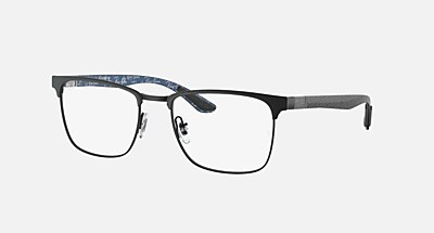 りさ様 805 RB8421 OPTICS Eyeglasses with Grey On Silver Frame - RB8421