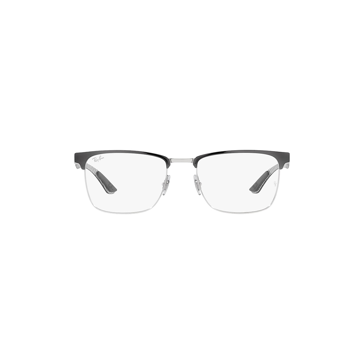 RB8421 OPTICS Eyeglasses with Grey On Silver Frame - RB8421 | Ray