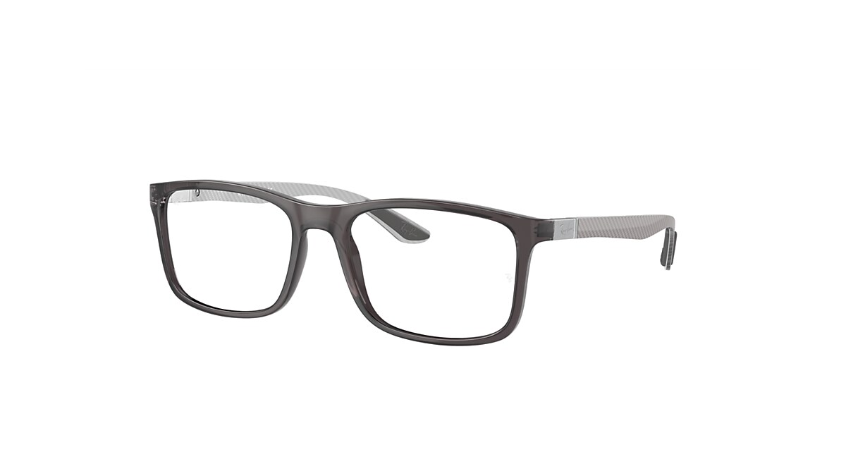 RB8908 OPTICS Eyeglasses with Transparent Grey Frame - Ray-Ban