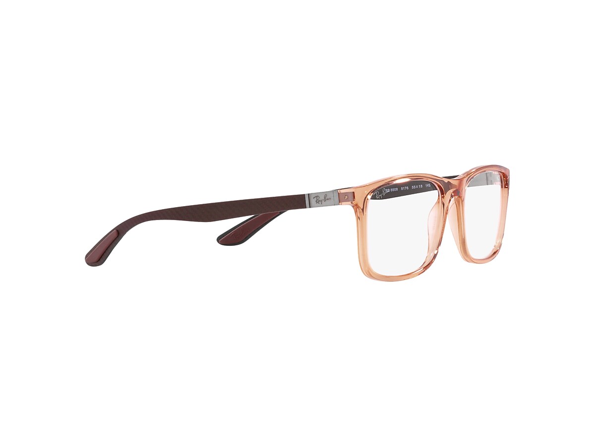 Gunmetal Wide Rectangle Rimless Tinted Sunglasses with Medium Brown Sunwear  Lenses - Finn