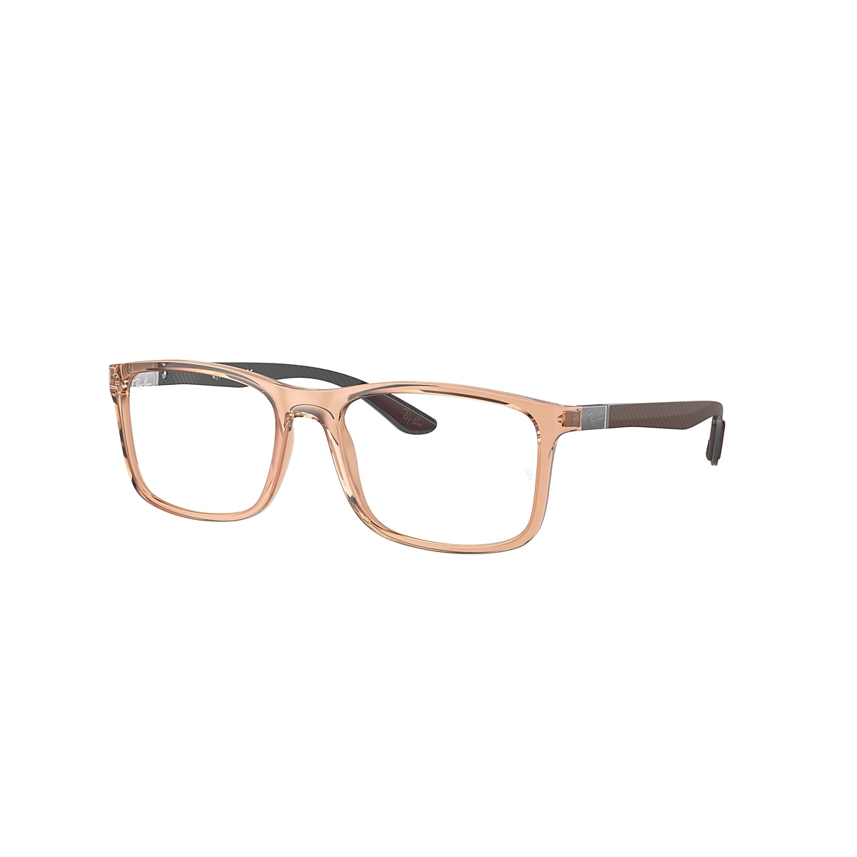 RB8908 OPTICS Eyeglasses with Transparent Brown Frame