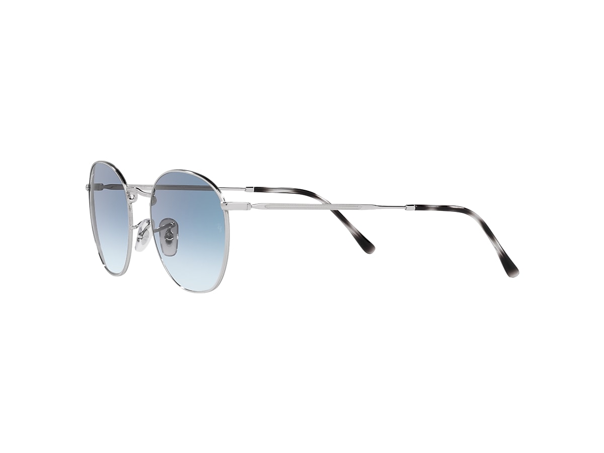 ROB Sunglasses in Silver and Clear Gradient Blue - RB3772