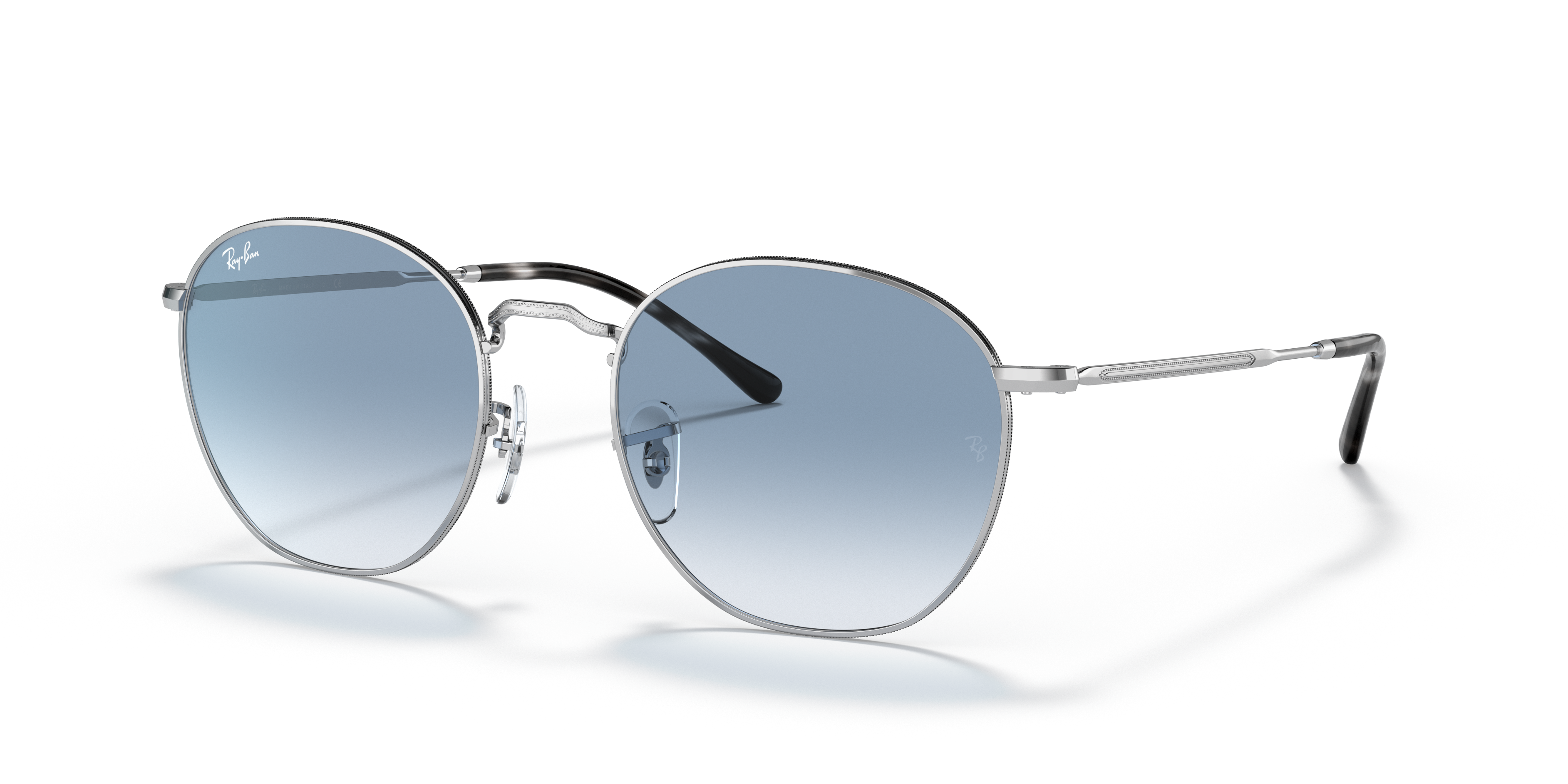 Rob Sunglasses in Silver and Blue | Ray-Ban®