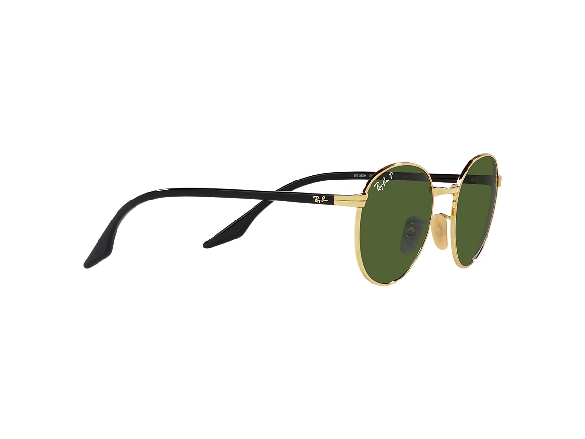 RB3691 CHROMANCE Sunglasses in Gold and Dark Green - RB3691 | Ray