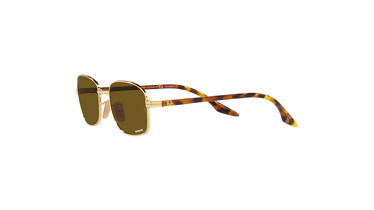 Rb3690 Chromance Sunglasses in Gold and Brown | Ray-Ban®