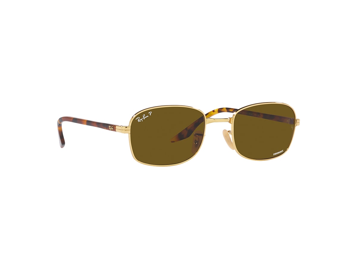 Rb3690 Chromance Sunglasses in Gold and Brown | Ray-Ban®