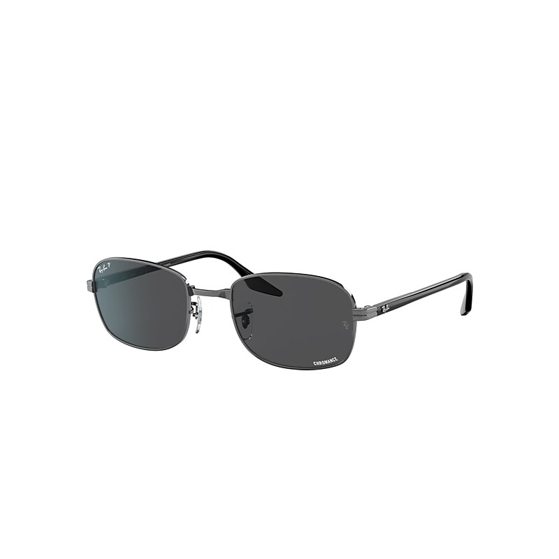 Ray-Ban Rb3690 Chromance Sunglasses Black Frame Grey Lenses Polarized 54-21 product image